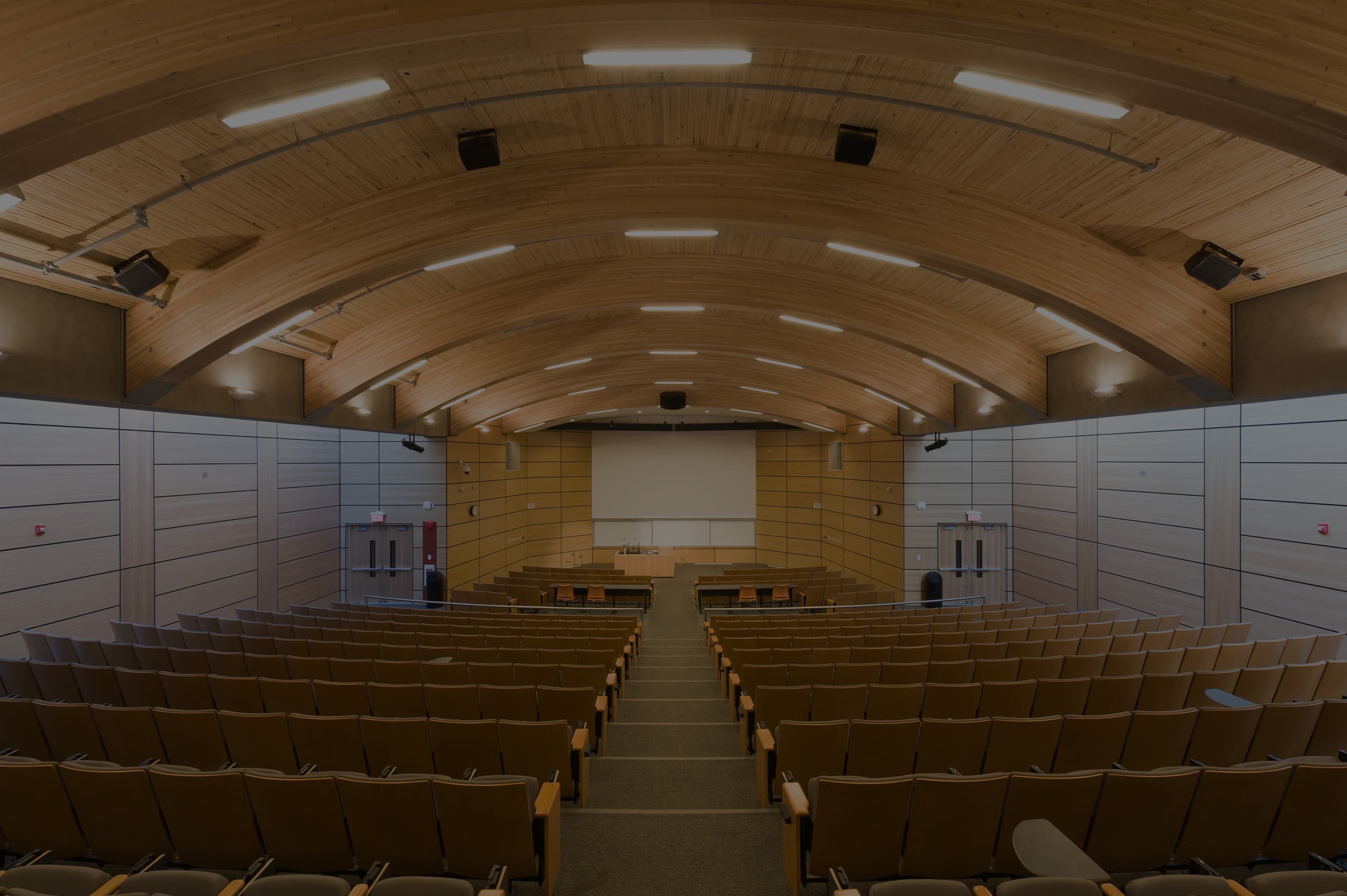 A lecture hall